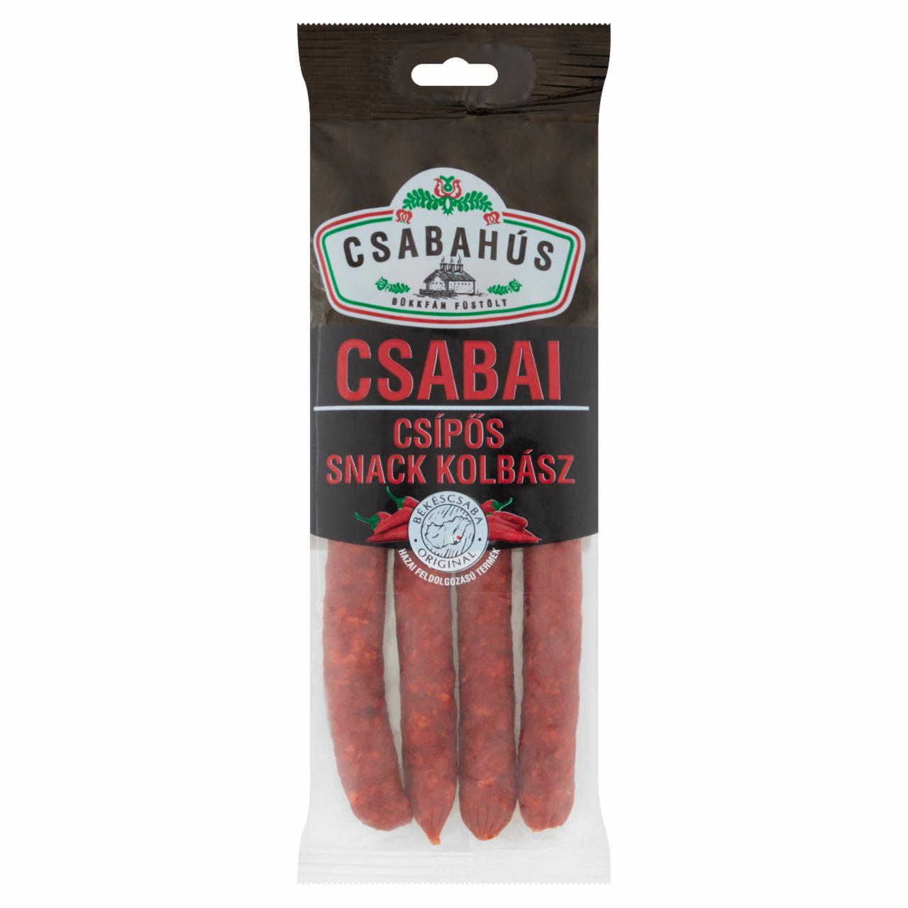 Képek - Csabahús csabai csípős snack kolbász 100 g