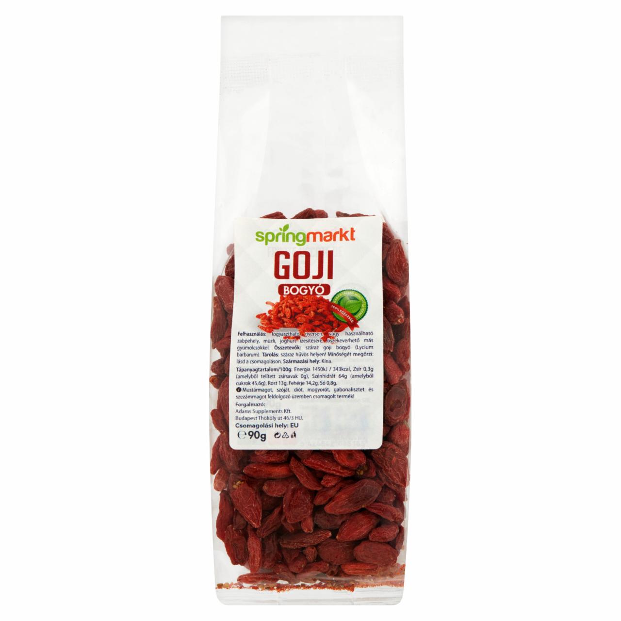 Képek - Springmarkt goji bogyó 90 g