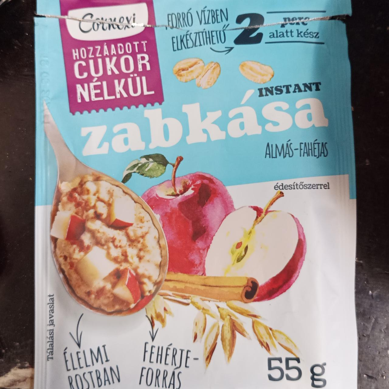 Képek - Instant zabkása almás-fahéjas Cornexi