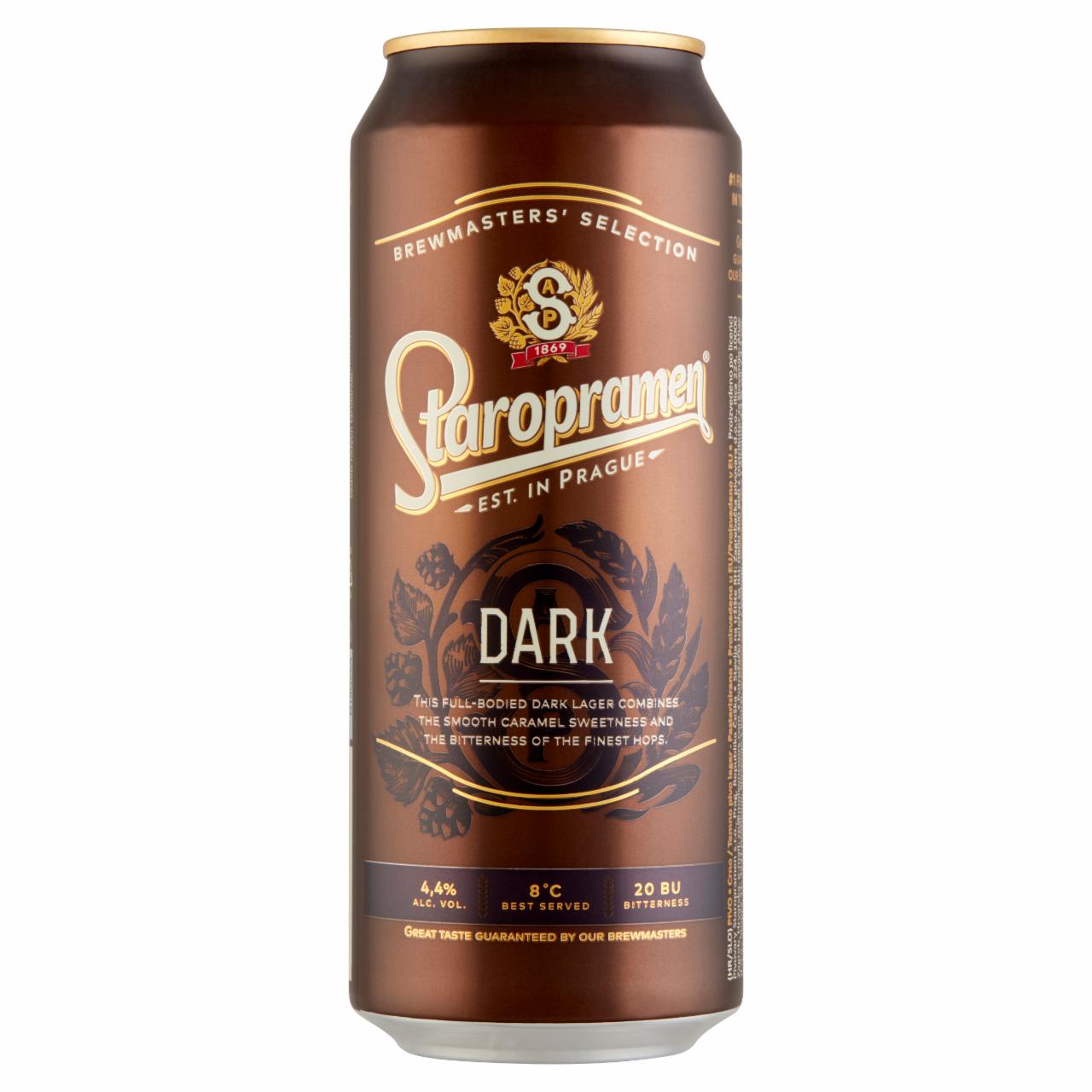 Képek - Staropramen Dark minőségi barna sör 4,4% 0,5 l