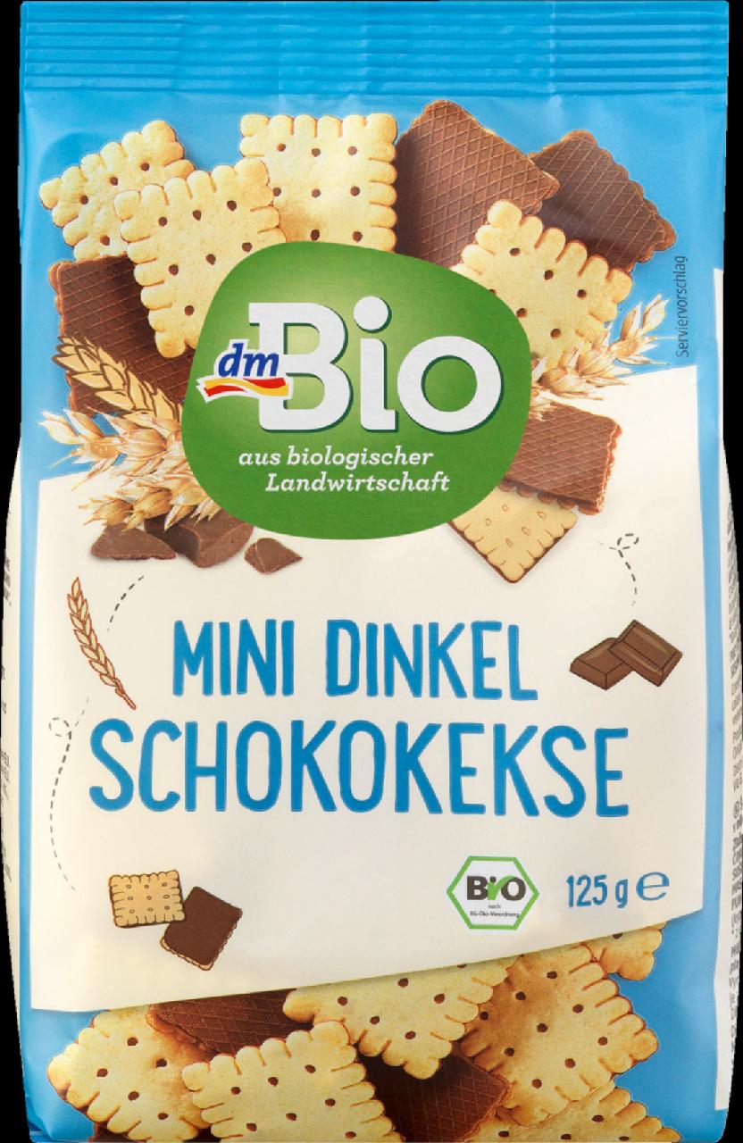 Képek - Bio tönköly vajas kekszek tejcsokoládéval dmBio