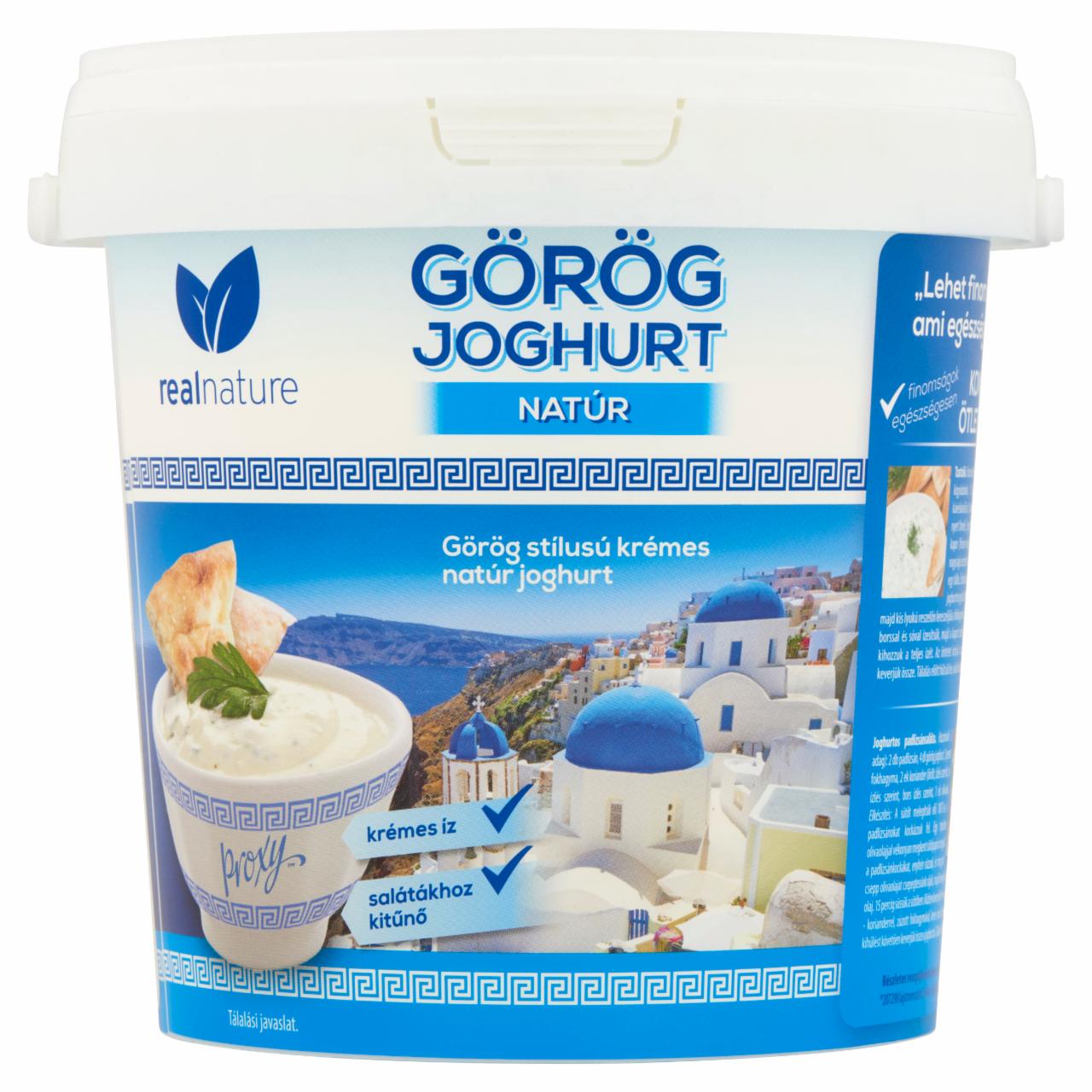 Képek - Real Nature Görög joghurt natúr 1 kg