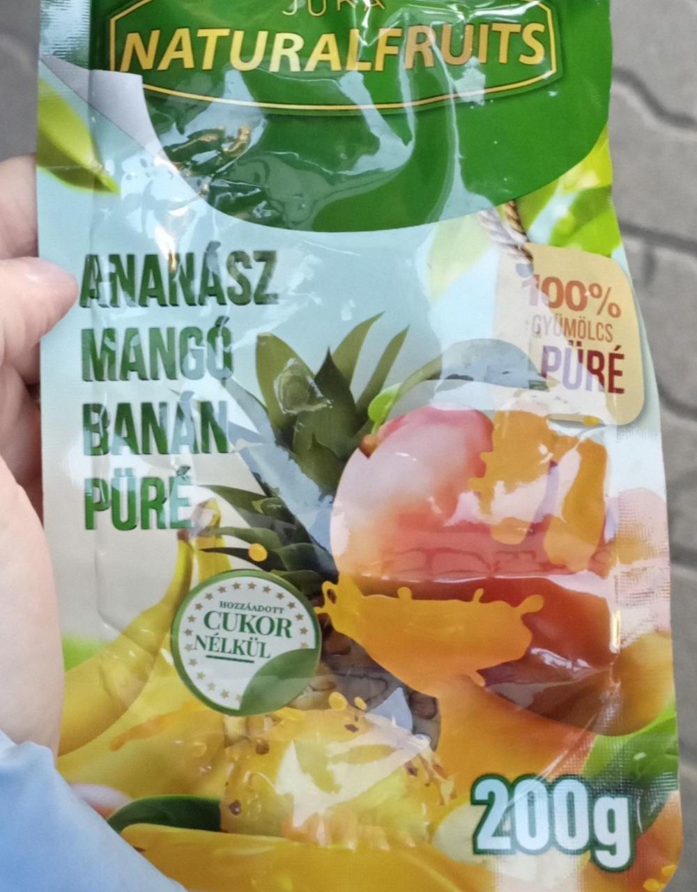 Képek - Jura Naturalfruits Ananász Mangó Banán püré