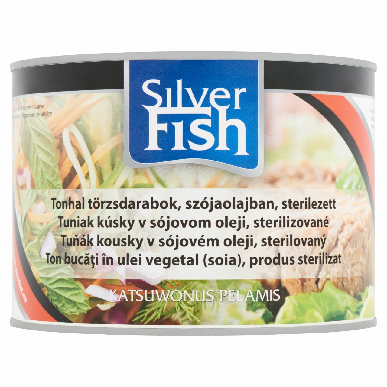 Képek - SilverFish tonhal törzsdarabok szójaolajban 1705 g