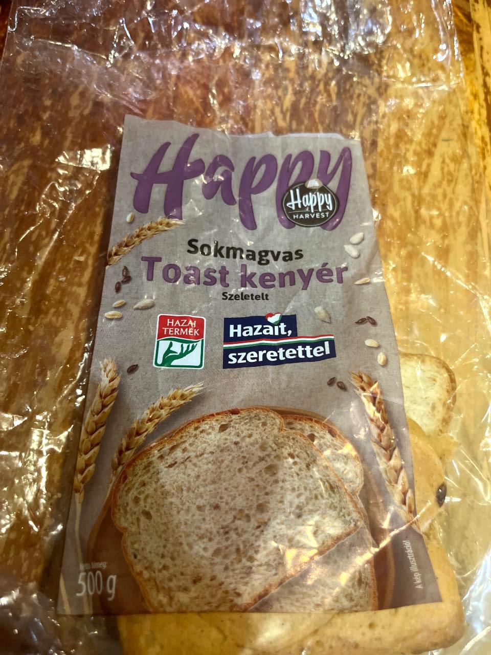Képek - Sokmagvas toast kenyér Happy Harvest