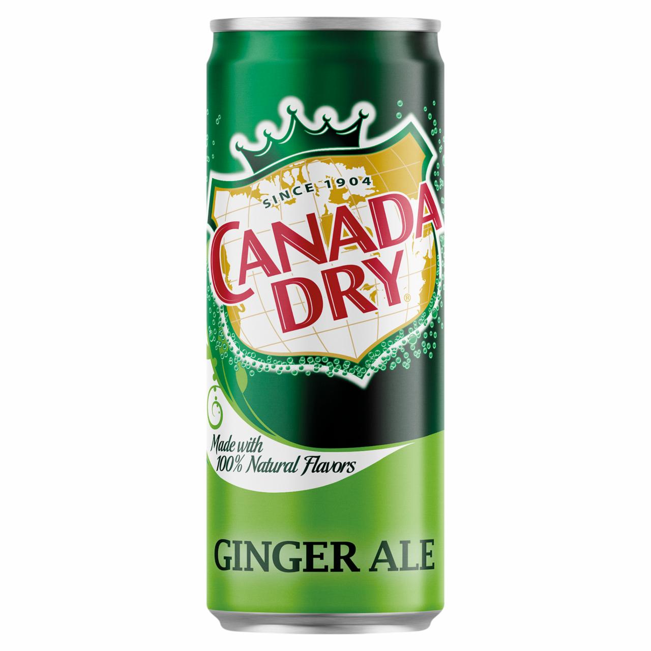 Képek - Canada Dry gyömbérízű szénsavas üdítőital cukorral és édesítőszerekkel 330 ml