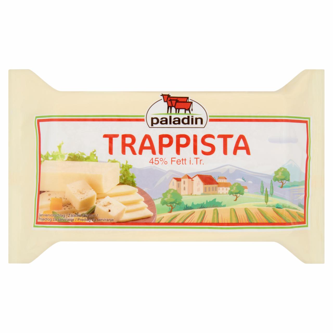 Képek - Paladin trappista félkemény, zsíros sajt 400 g