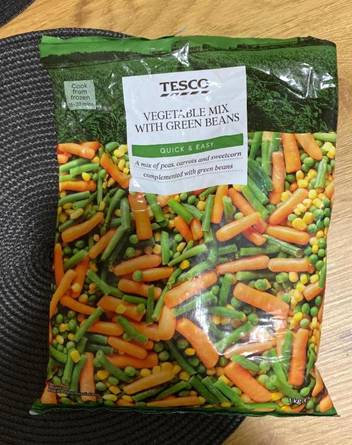 Képek - Zöldség Vegetable mix with green beans Tesco