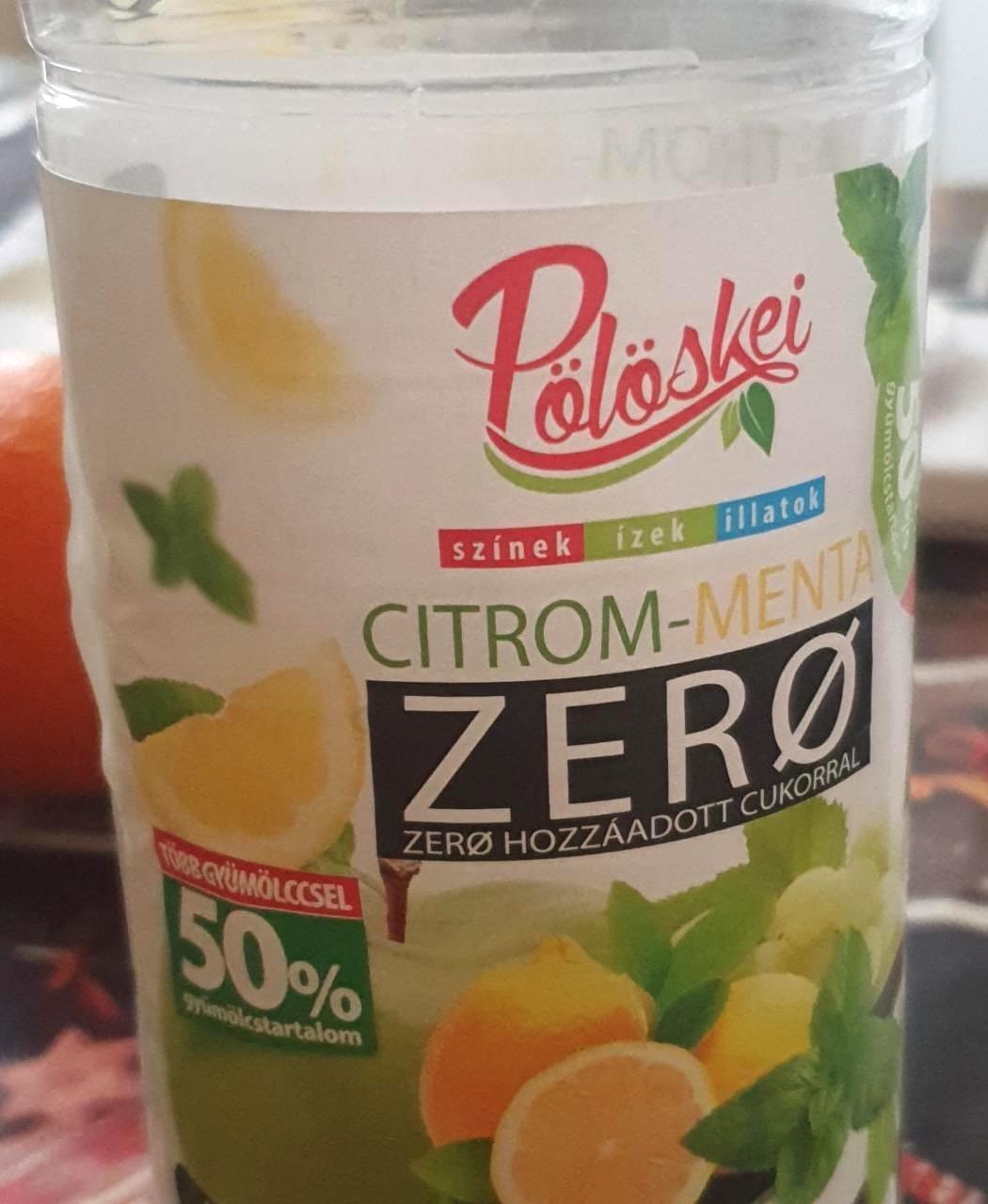 Képek - Pölöskei Zero citrom-menta ízű szörp édesítőszerekkel 1 l