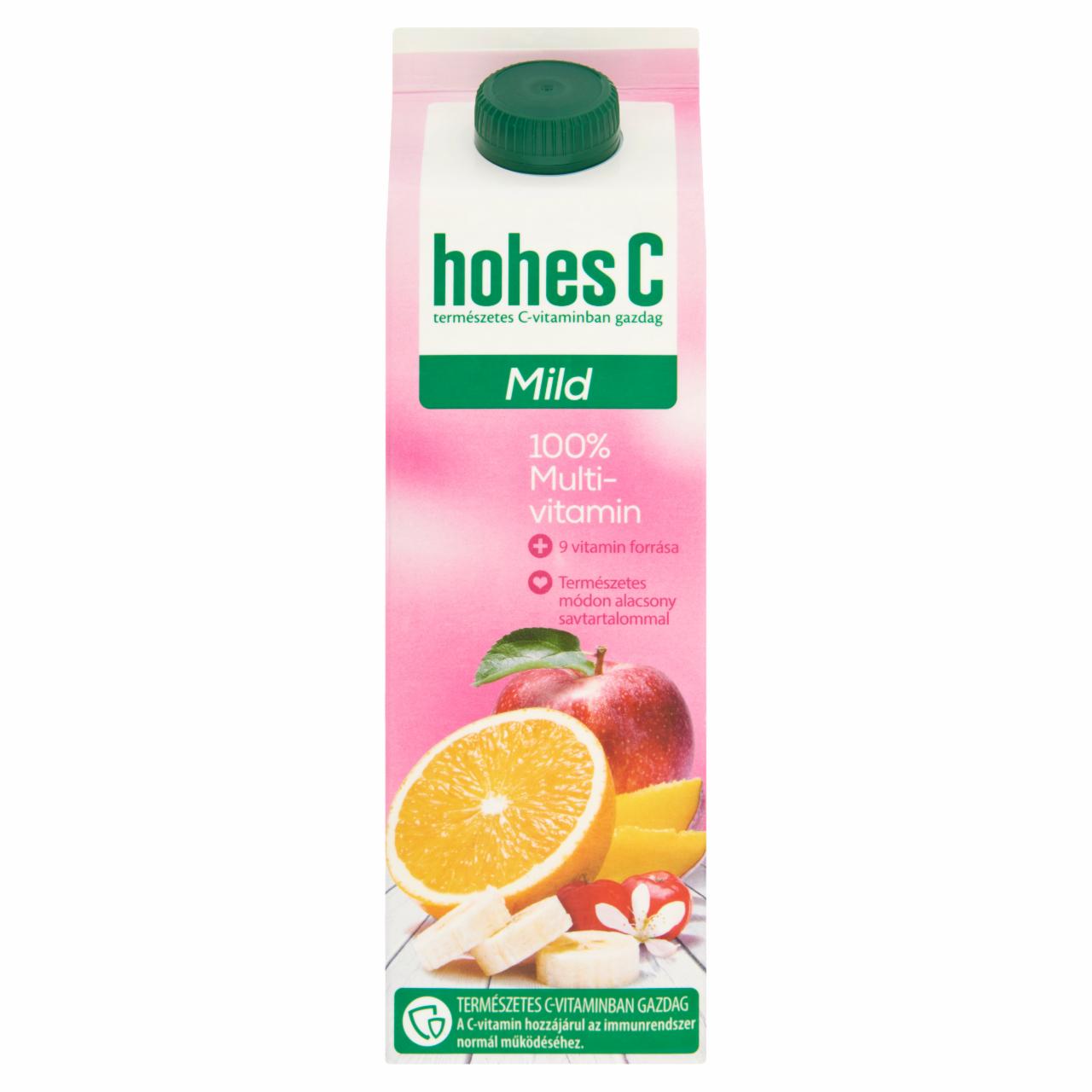 Képek - Hohes C Mild Multivitamin 100% vegyes gyümölcslé 1 l