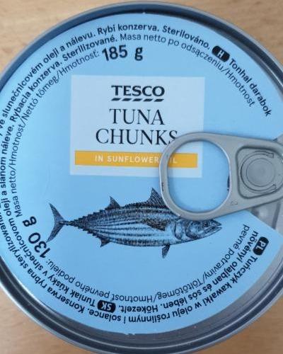 Képek - Tuna chunks in sunflower oil Tesco