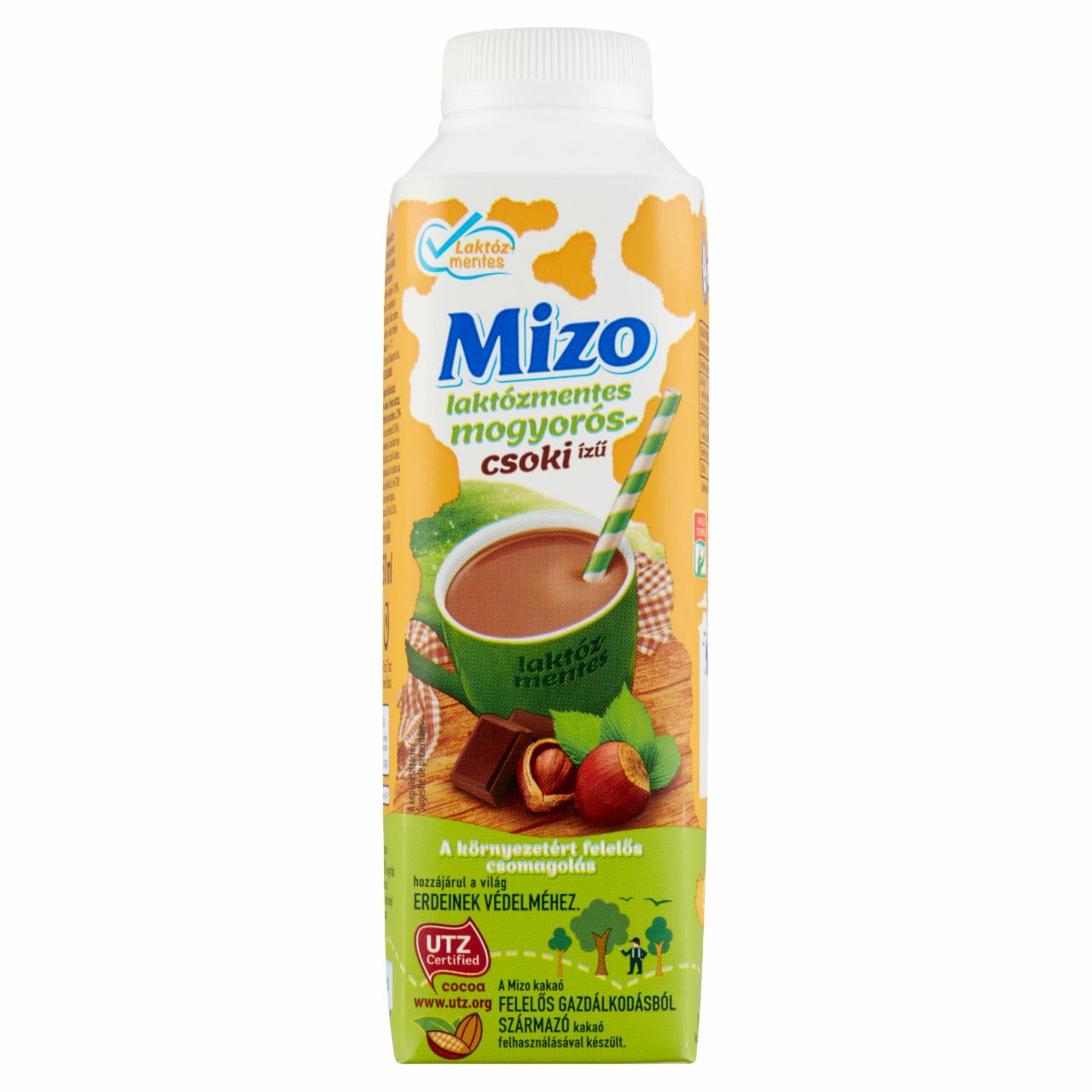 Képek - Mizo laktózmentes mogyorós csoki ízű félzsíros tejkészítmény 450 ml