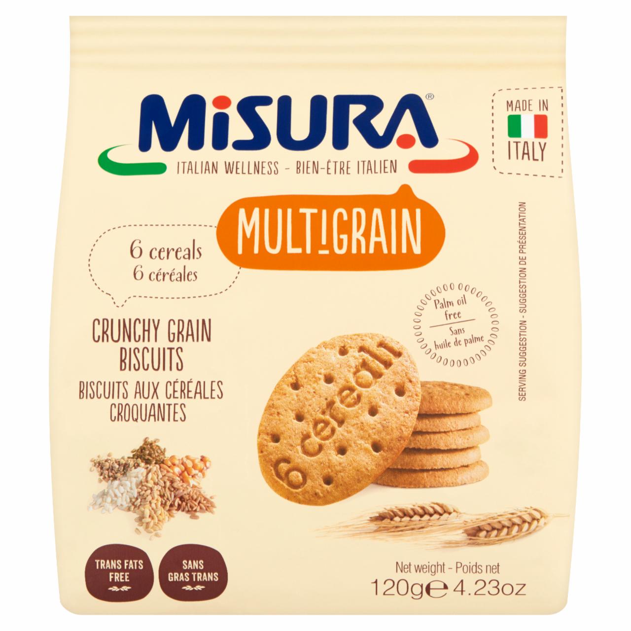 Képek - Misura 6 magvas keksz 6 féle gabona keverékéből 120 g
