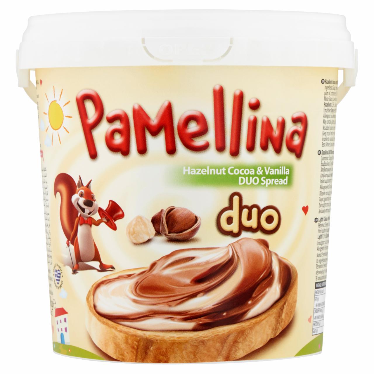 Képek - Pamellina Duo kenhető kakaós-vaníliás mogyoró ízű krém 1000 g