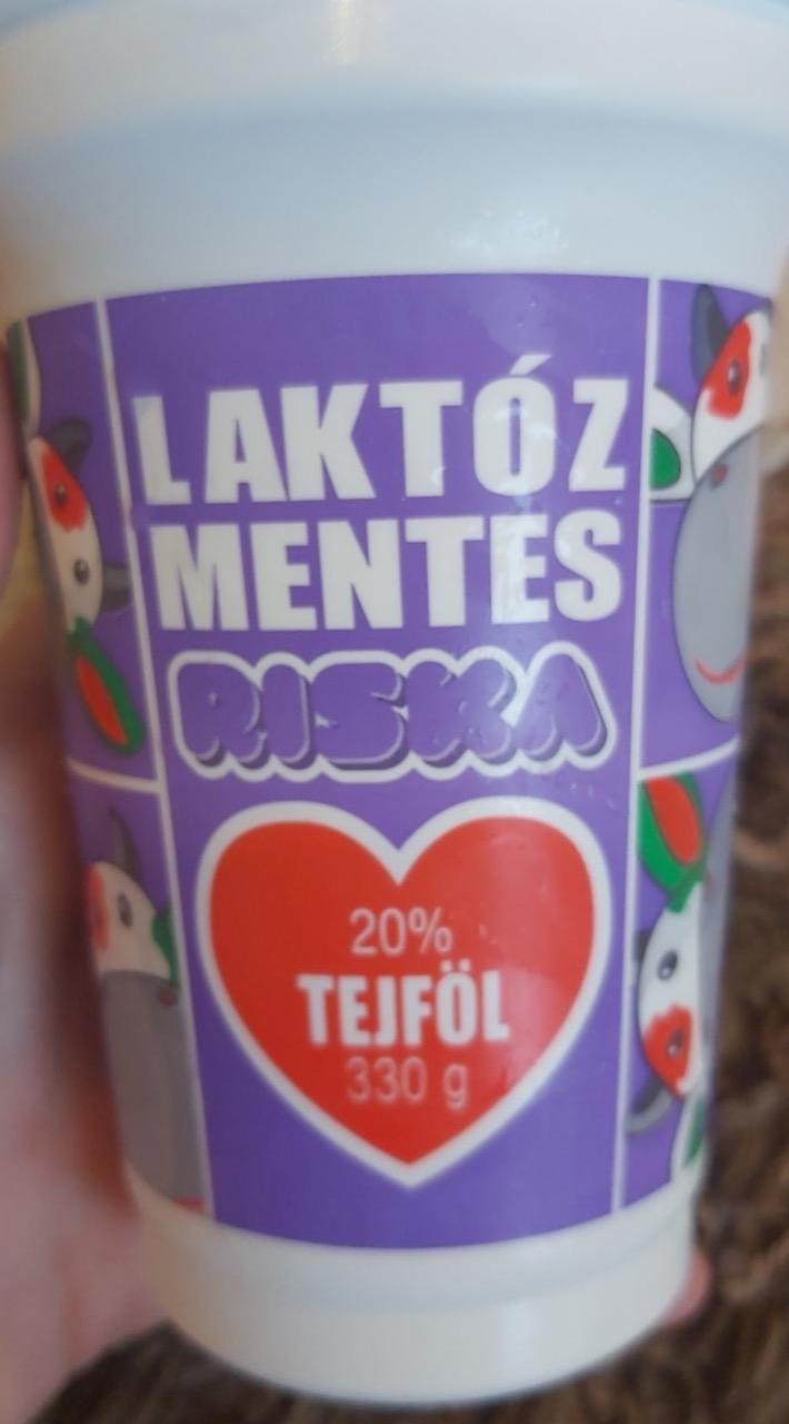 Képek - Laktózmentes tejföl 20% Riska