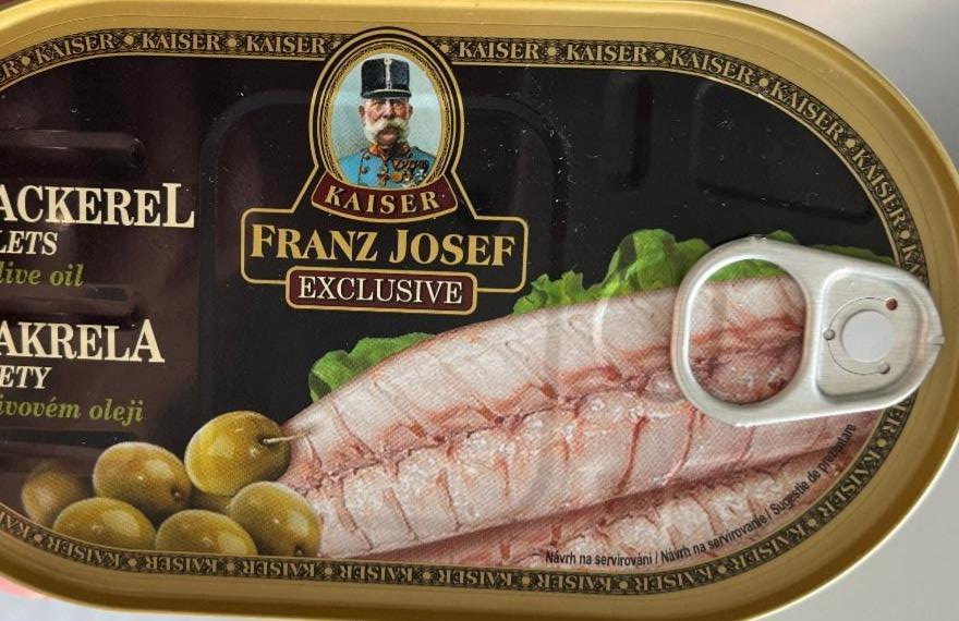 Képek - Kaiser Franz Josef Exclusive makrélafilé olívaolajban 170 g