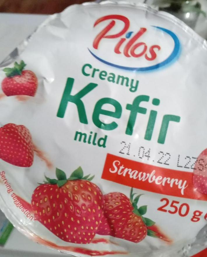 Képek - joghurt Kefír Creamy mild Strawberry Pilos
