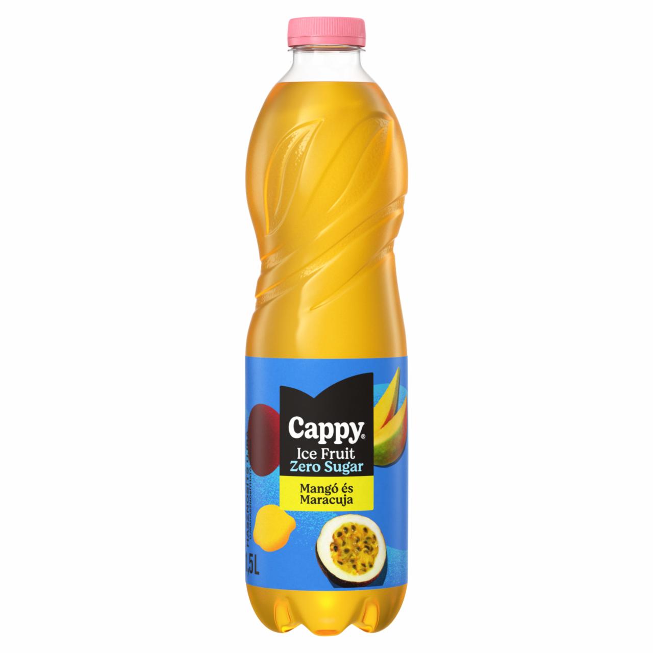 Képek - Cappy Ice Fruit Zero Sugar szénsavmentes mangó-maracuja ízű ital, édesítőszerekkel 1,5 l