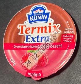 Képek - Termix extra tvarohovo smetanový dezert malina Kunín