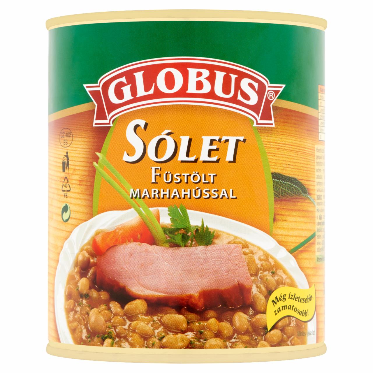Képek - Globus sólet füstölt marhahússal 860 g