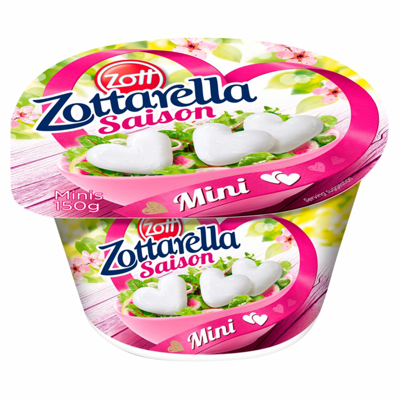 Képek - Zott Zottarella Saison Mini zsíros, lágy mozzarella sajt sós lében 150 g