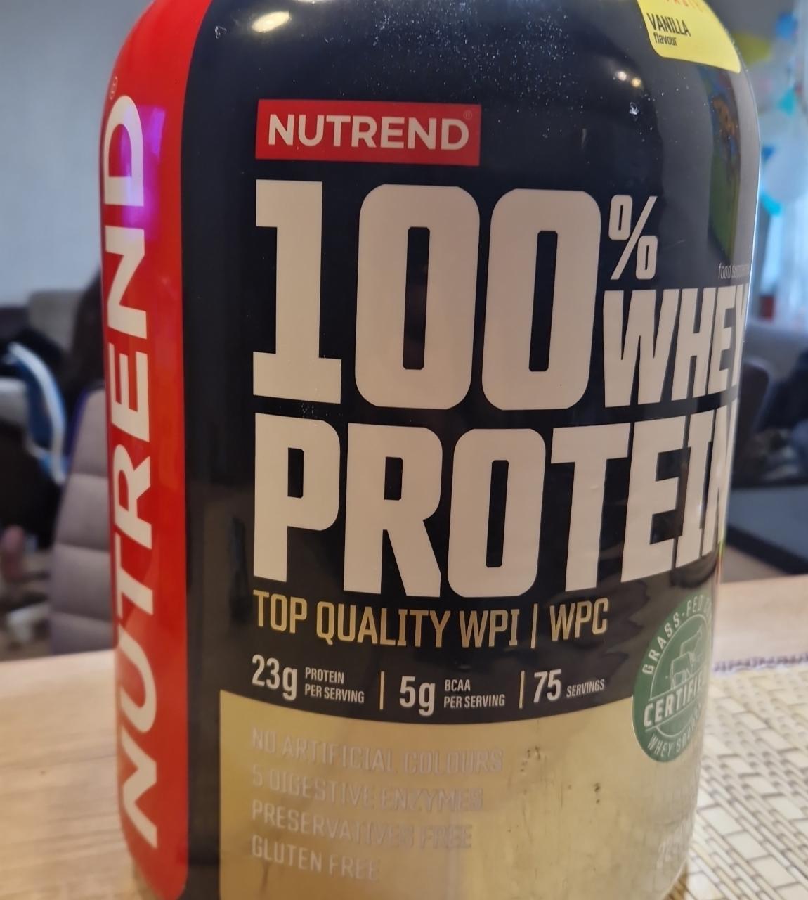 Képek - 100% whey protein Vanilla Nutrend