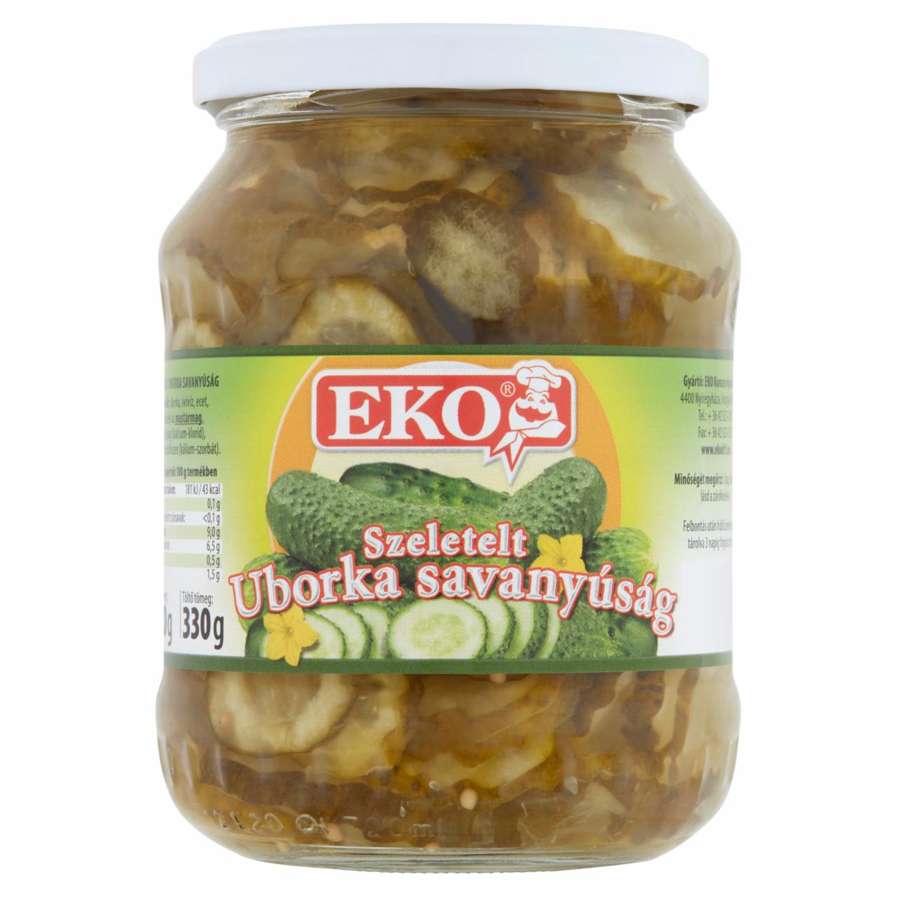 Képek - Eko szeletelt uborka savanyúság 680 g