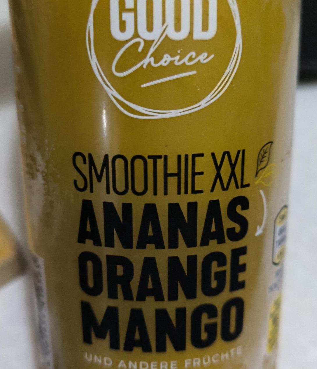 Képek - Smoothie XXL Ananas, orange, mango Good Choice