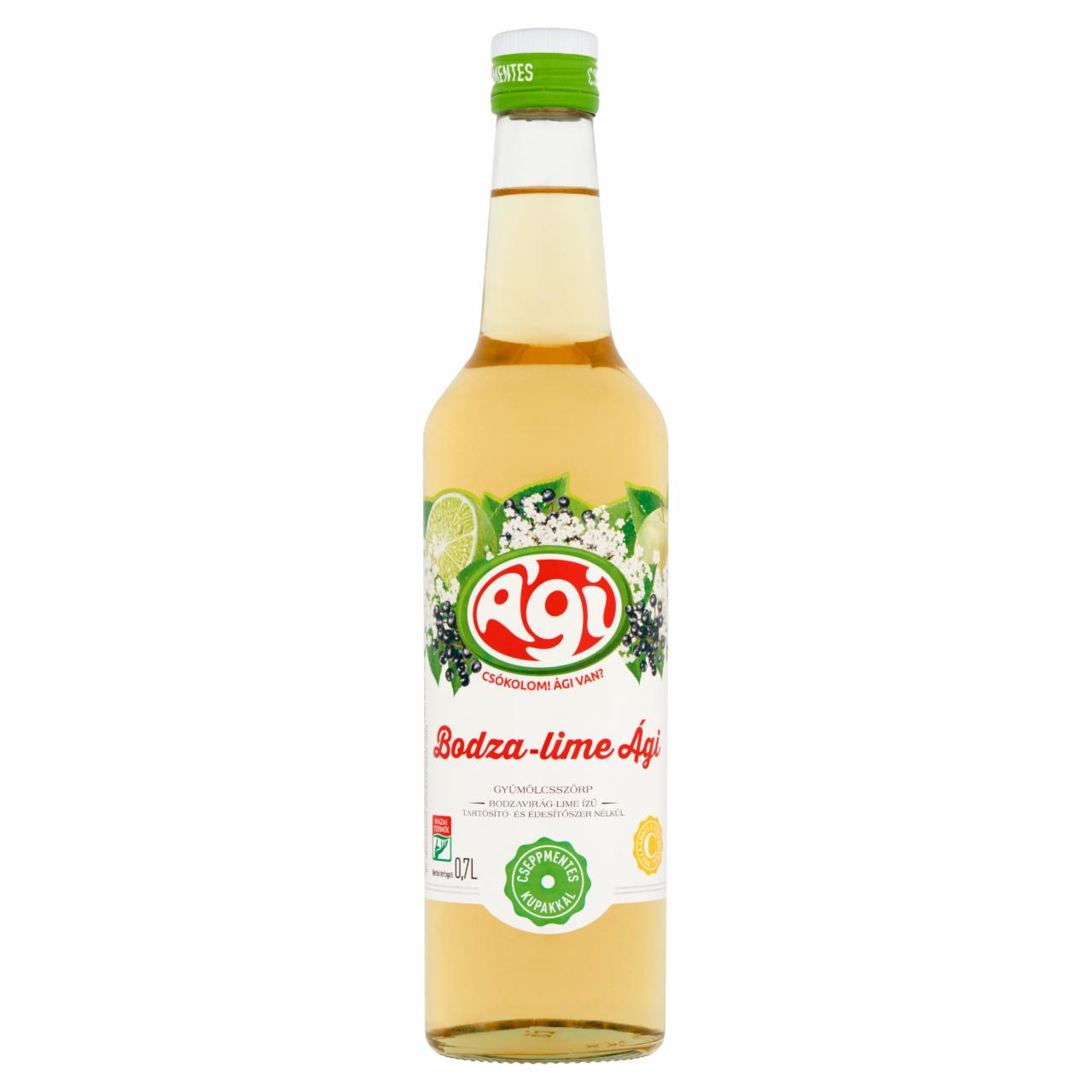 Képek - Ági Bodza-Lime Ági bodzavirág-lime ízű gyümölcsszörp 0,7 l