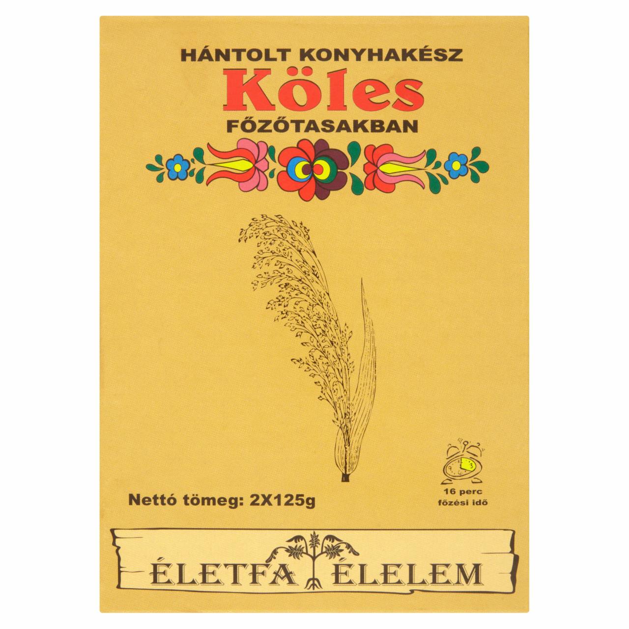 Képek - Életfa Élelem konyhakész köles főzőtasakban 2 x 125 g