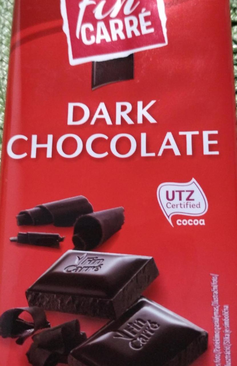 Képek - Dark chocolate Fin Carré