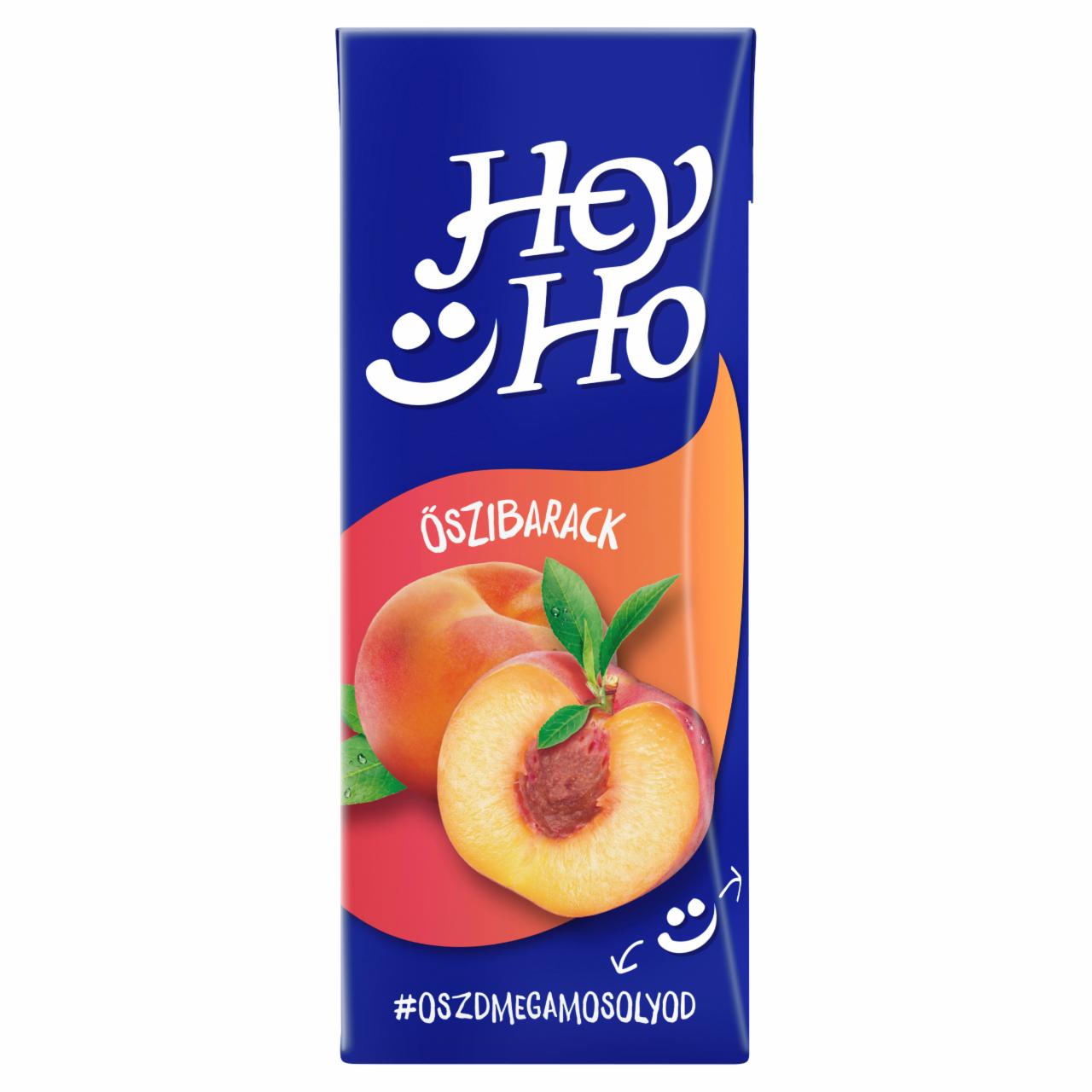 Képek - Hey-Ho őszibarack gyümölcsital cukorral és édesítőszerrel 0,2 l