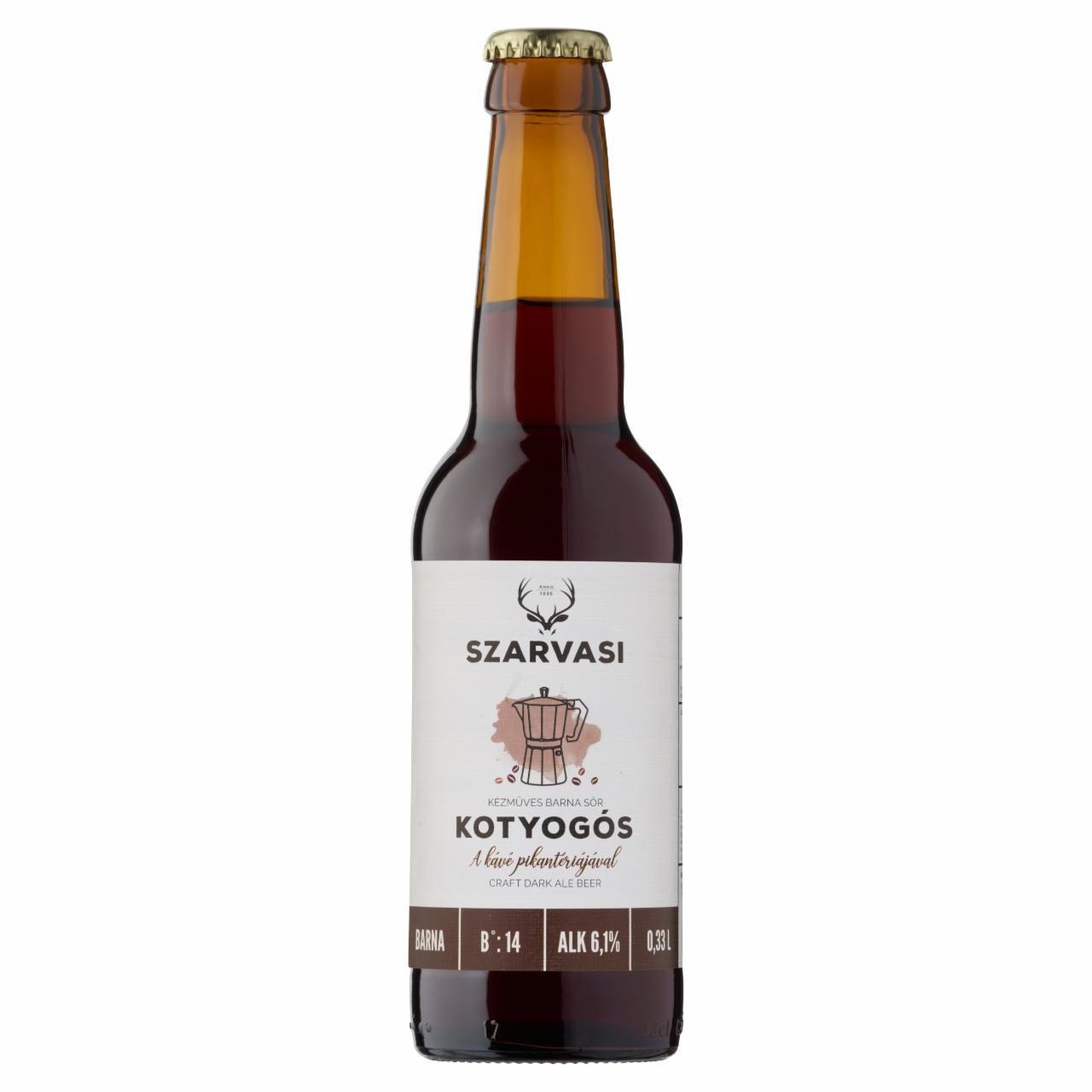 Képek - Szarvasi Kotyogós kézműves barna sör 6,1% 0,33 l