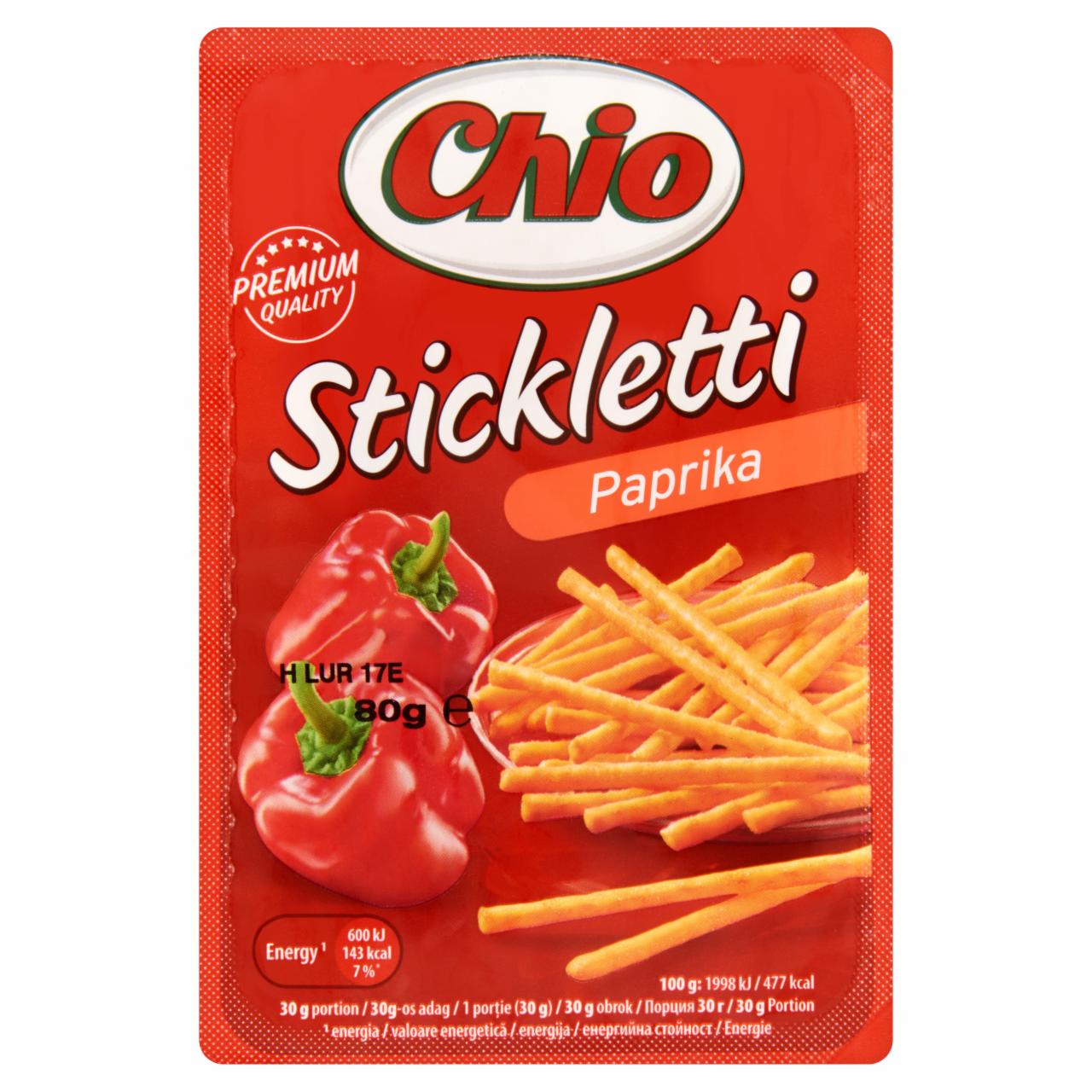 Képek - Chio Stickletti paprikás pálcika 80 g