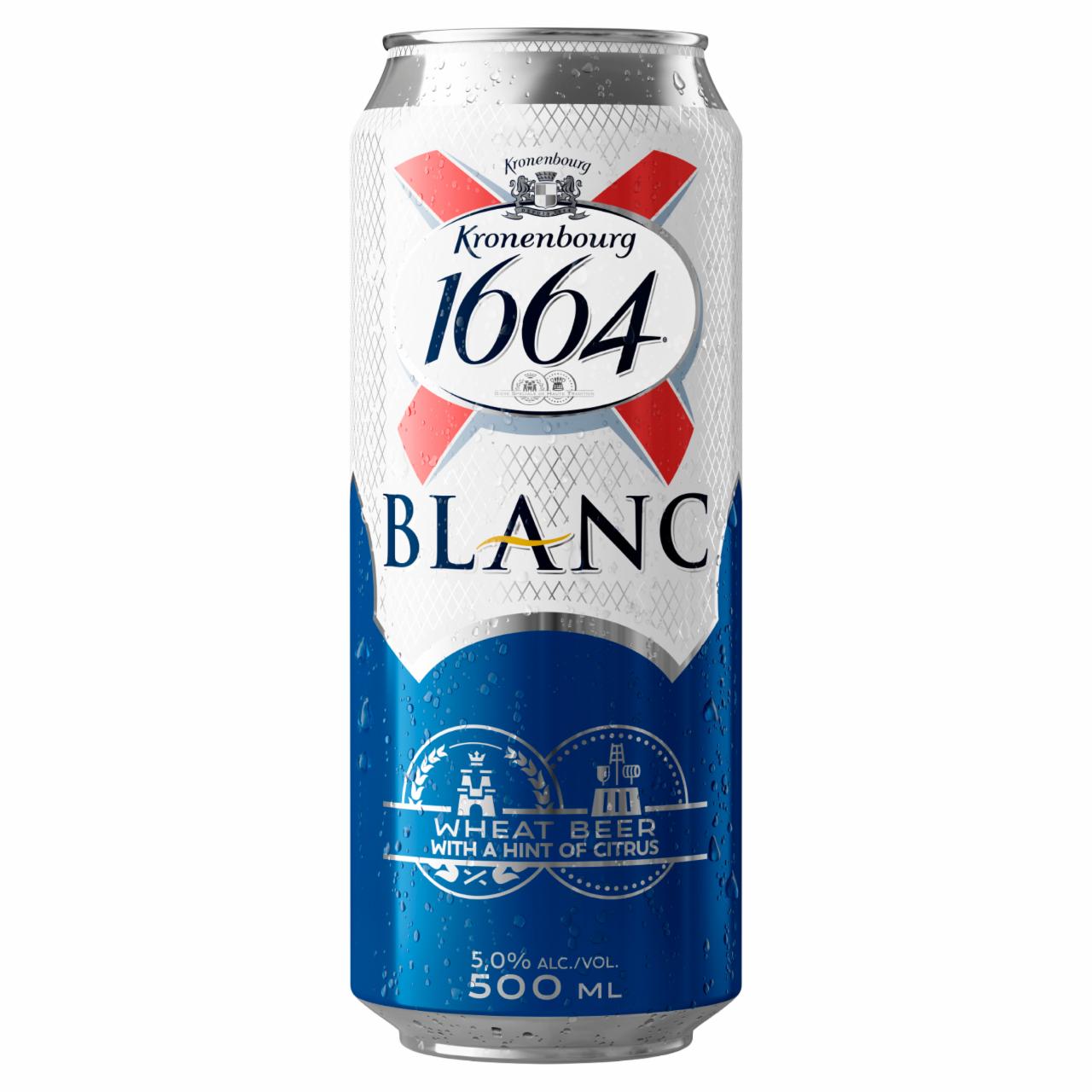 Képek - Kronenbourg 1664 Blanc búzasör 5% 0,5 l