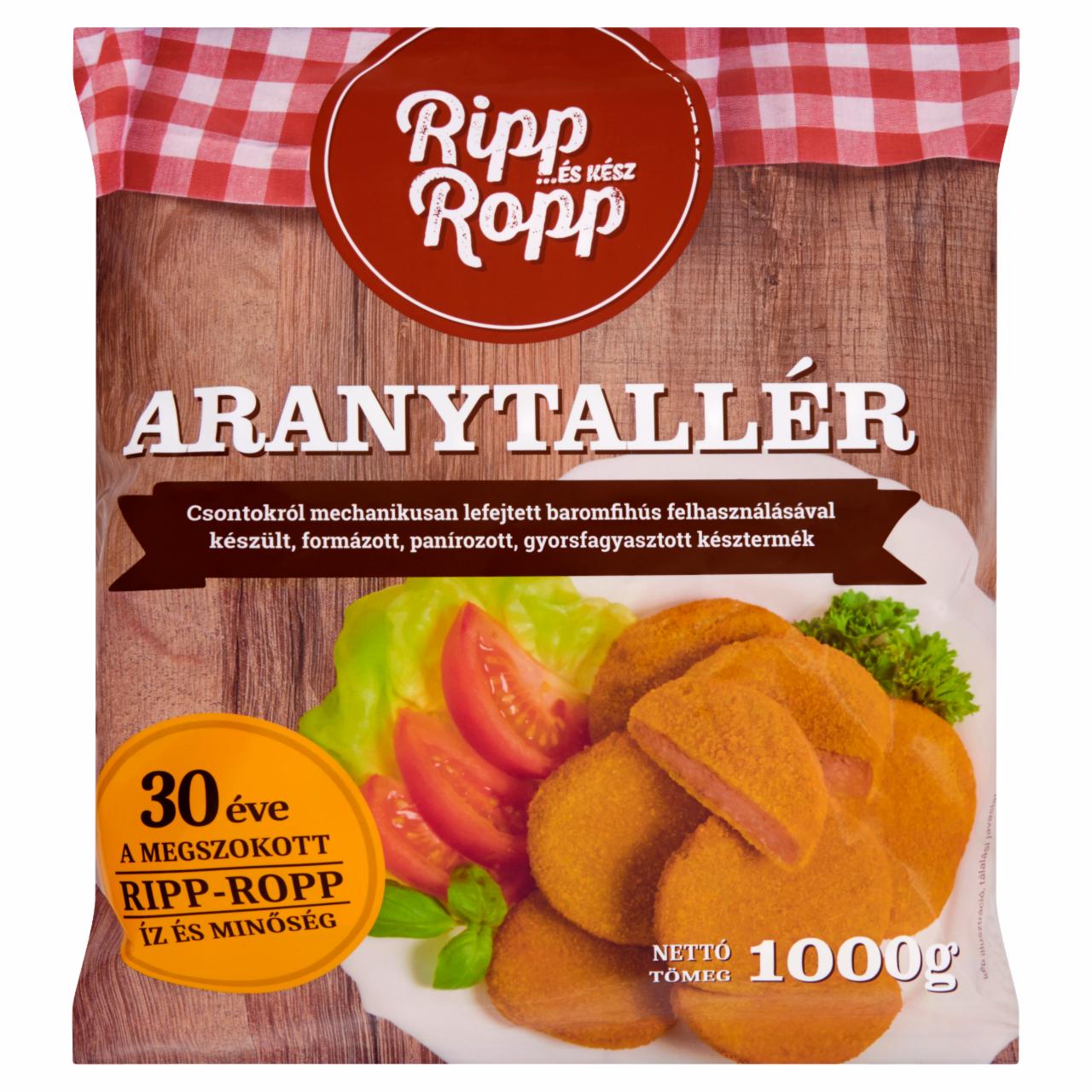 Képek - Ripp-Ropp gyorsfagyasztott aranytallér 1000 g