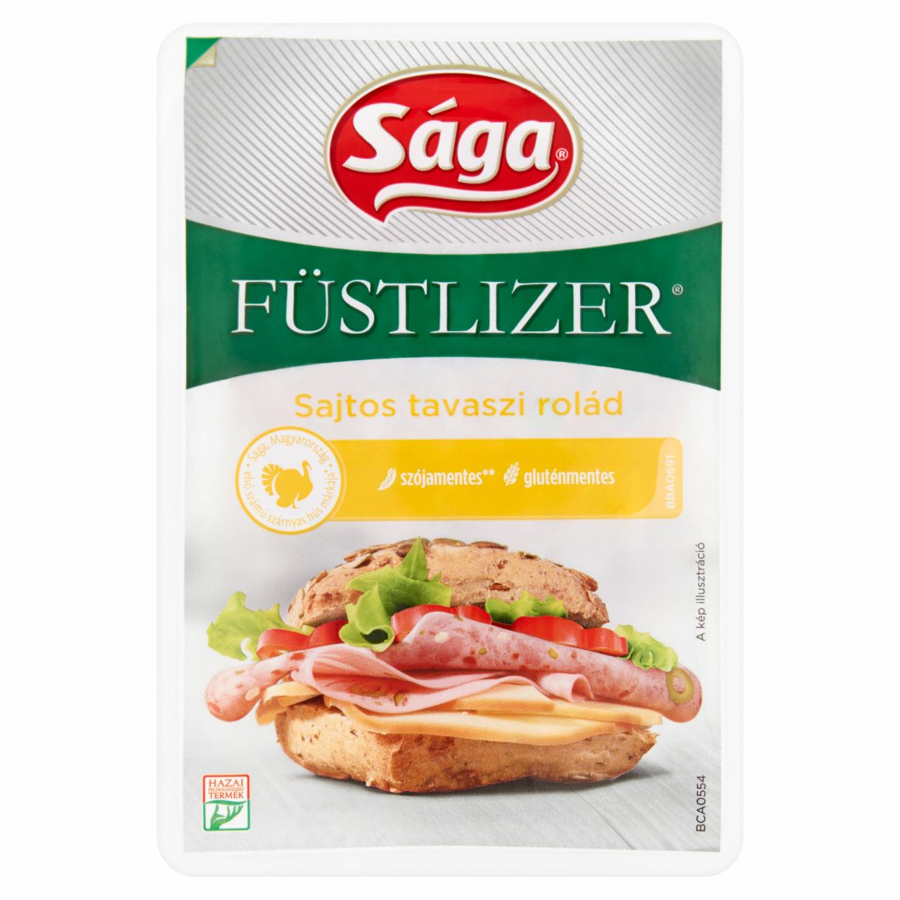 Képek - Sága Füstlizer szeletelt sajtos tavaszi rolád 90 g