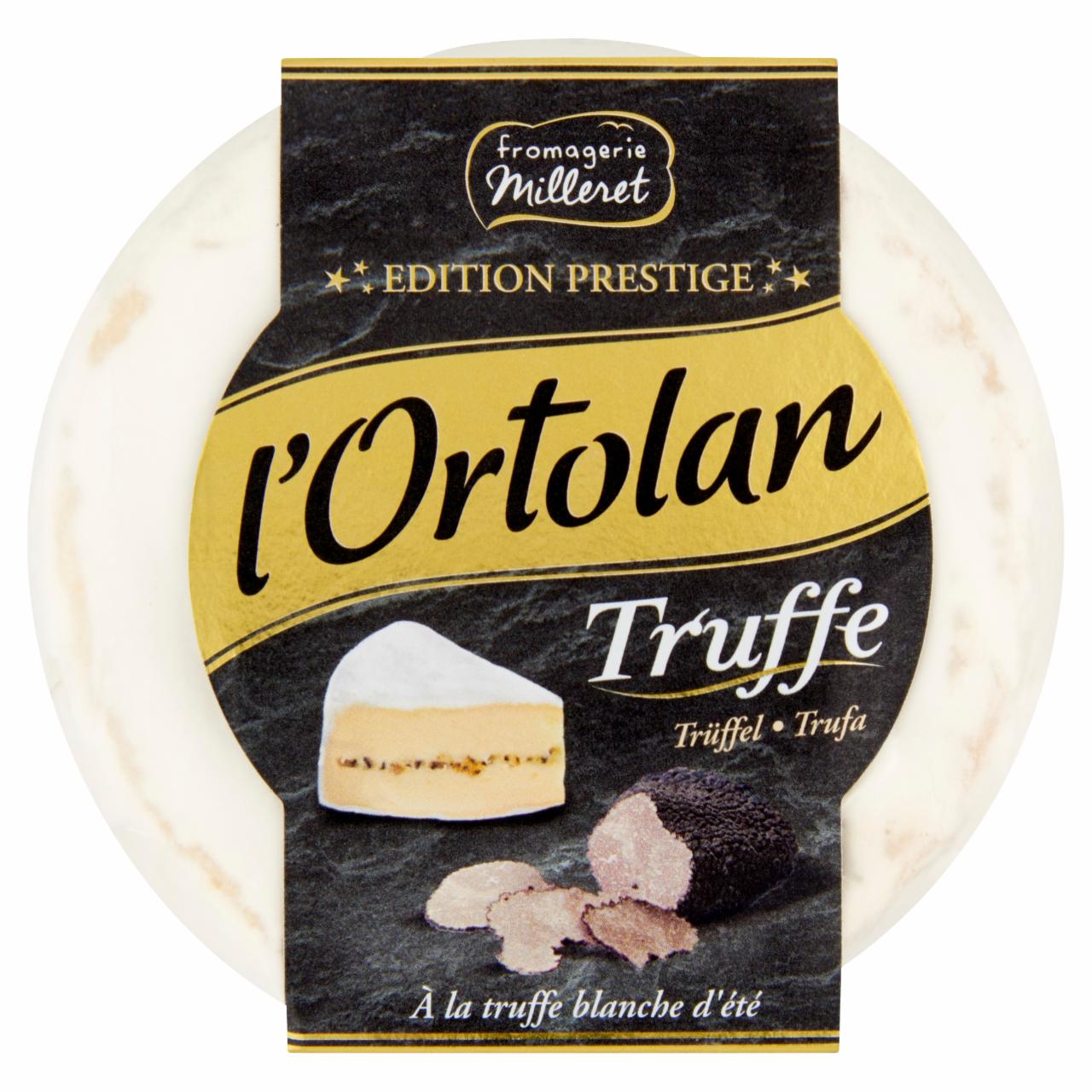 Képek - L'Ortolan zsíros, fehér nemespenésszel érő lágy sajt, szarvasgombával töltve 135 g