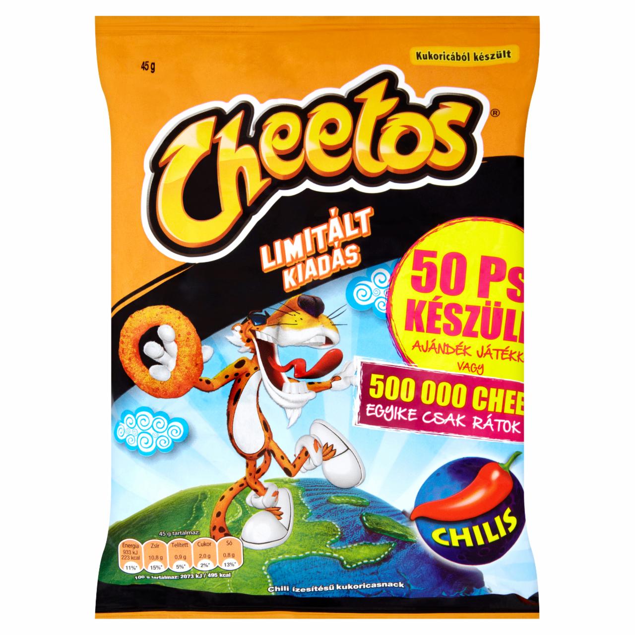 Képek - Cheetos chili ízesítésű kukoricasnack 45 g