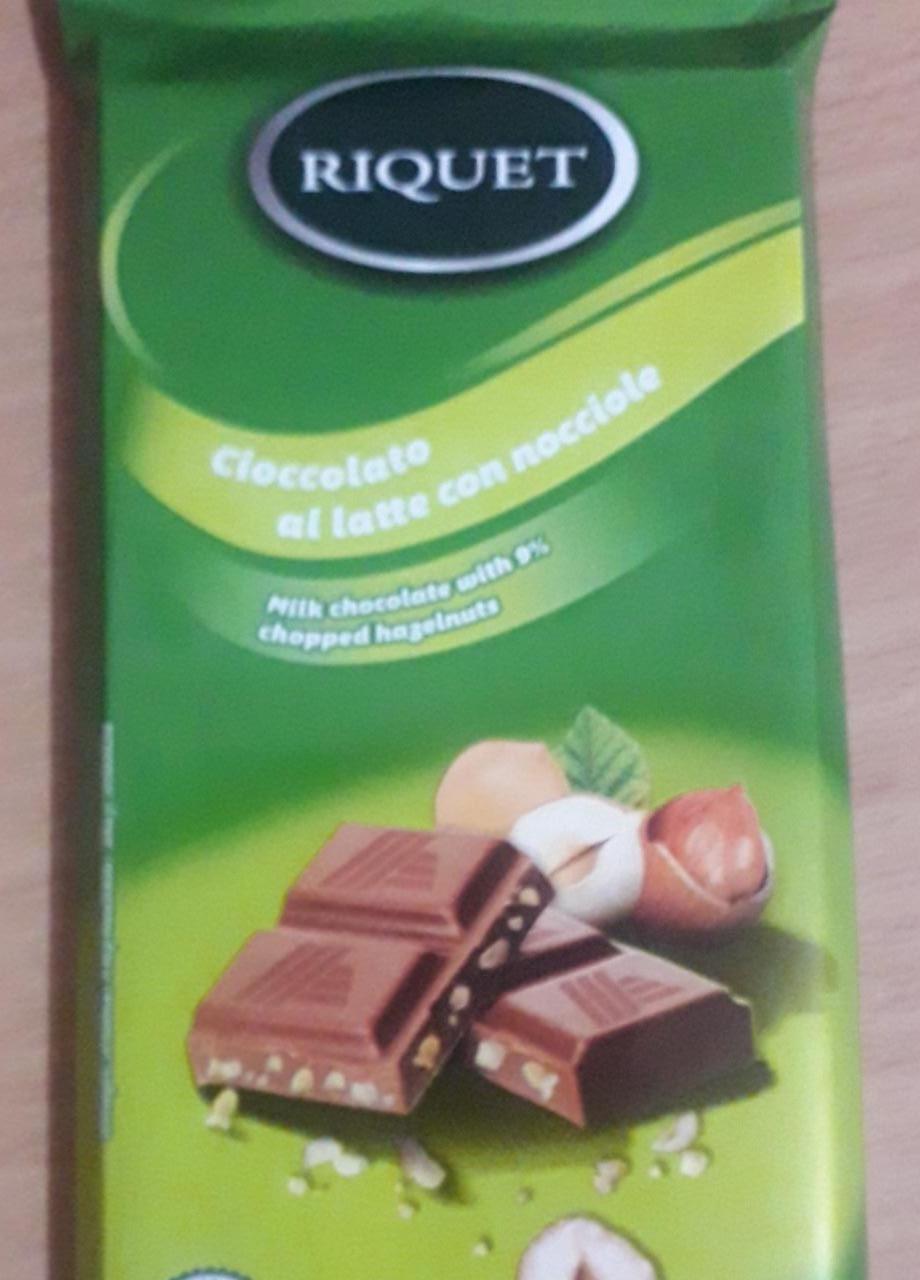 Képek - Cioccolato al latte nocciole milk chocolate with 9% chopper hazelnuts Riquet