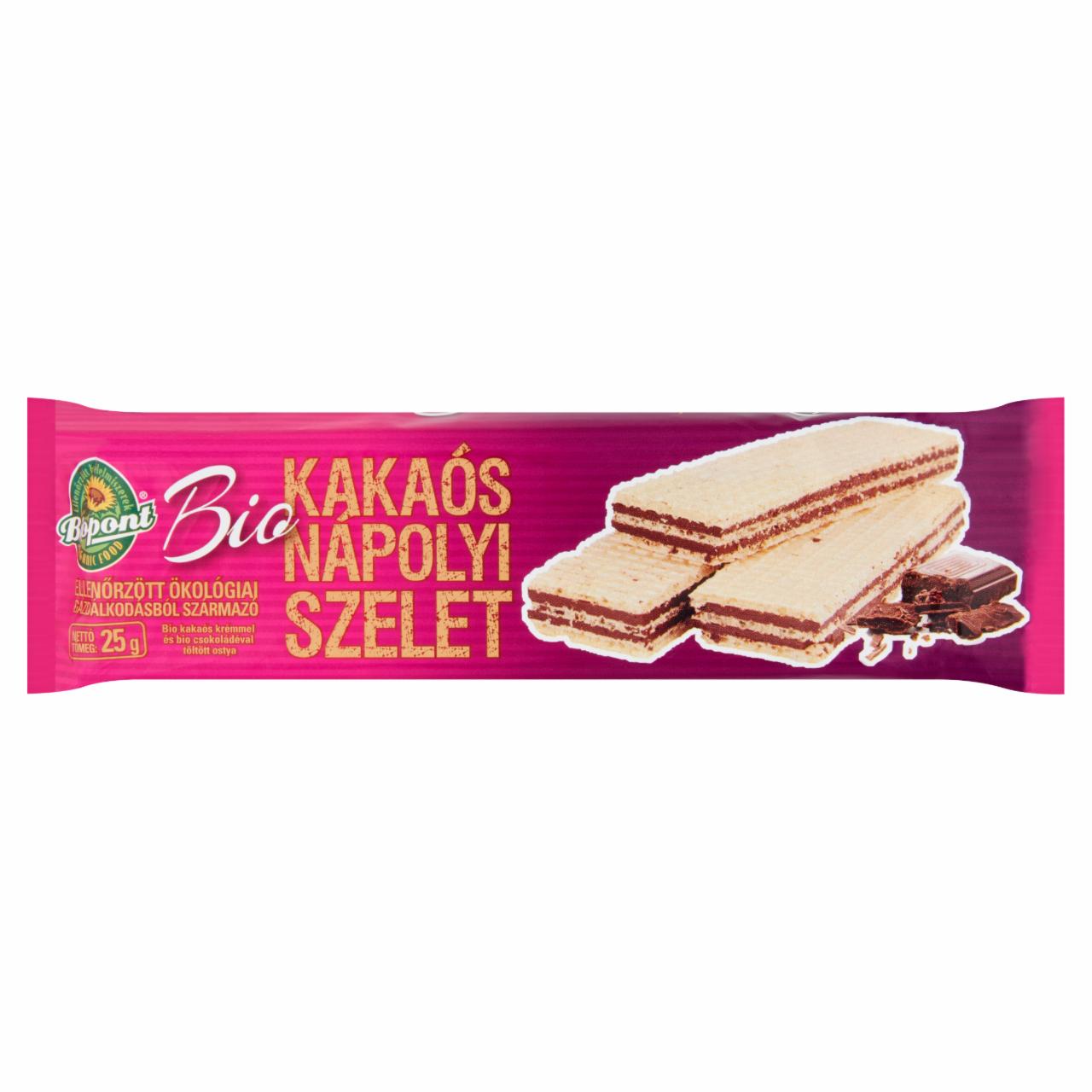 Képek - Biopont BIO kakaós nápolyi szelet 25 g