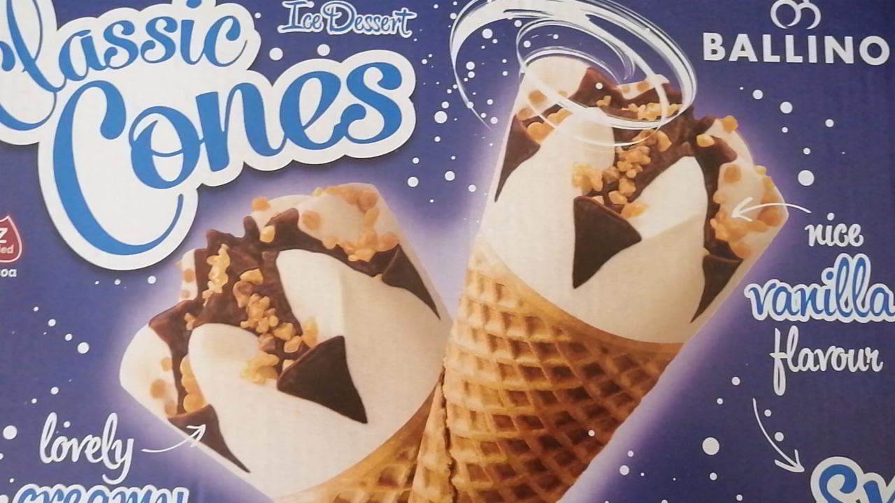 Képek - Classic cones ice dessert Ballino