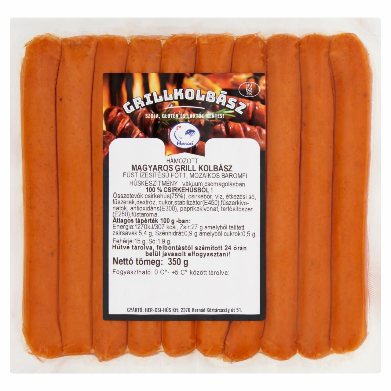 Képek - Hercsi magyaros grillkolbász 350 g