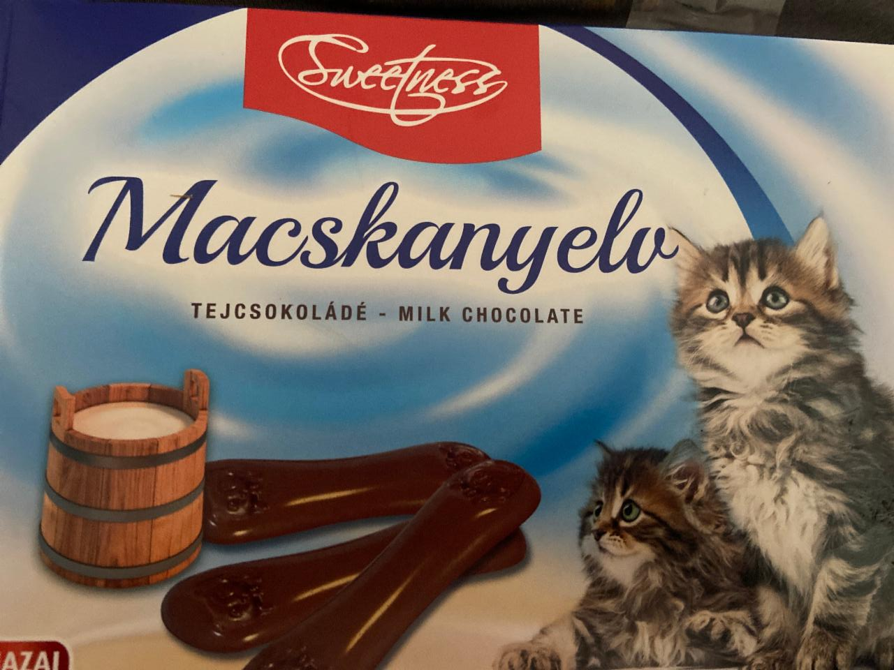 Képek - Macskanyelv tejcsokoládé Sweetness