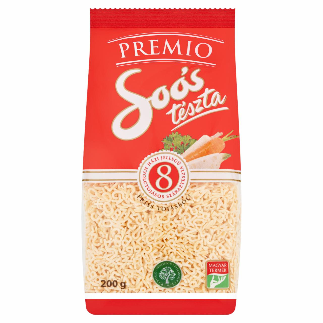 Képek - Soós Premio betű házi jellegű 8 tojásos száraztészta 200 g