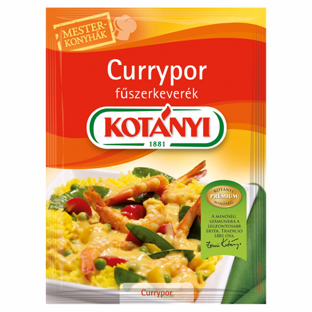 Képek - Kotányi Mesterkonyhák currypor fűszerkeverék 27 g