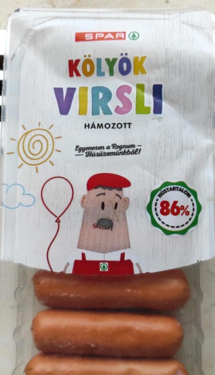 Képek - Kölyök virsli hámozott Spar