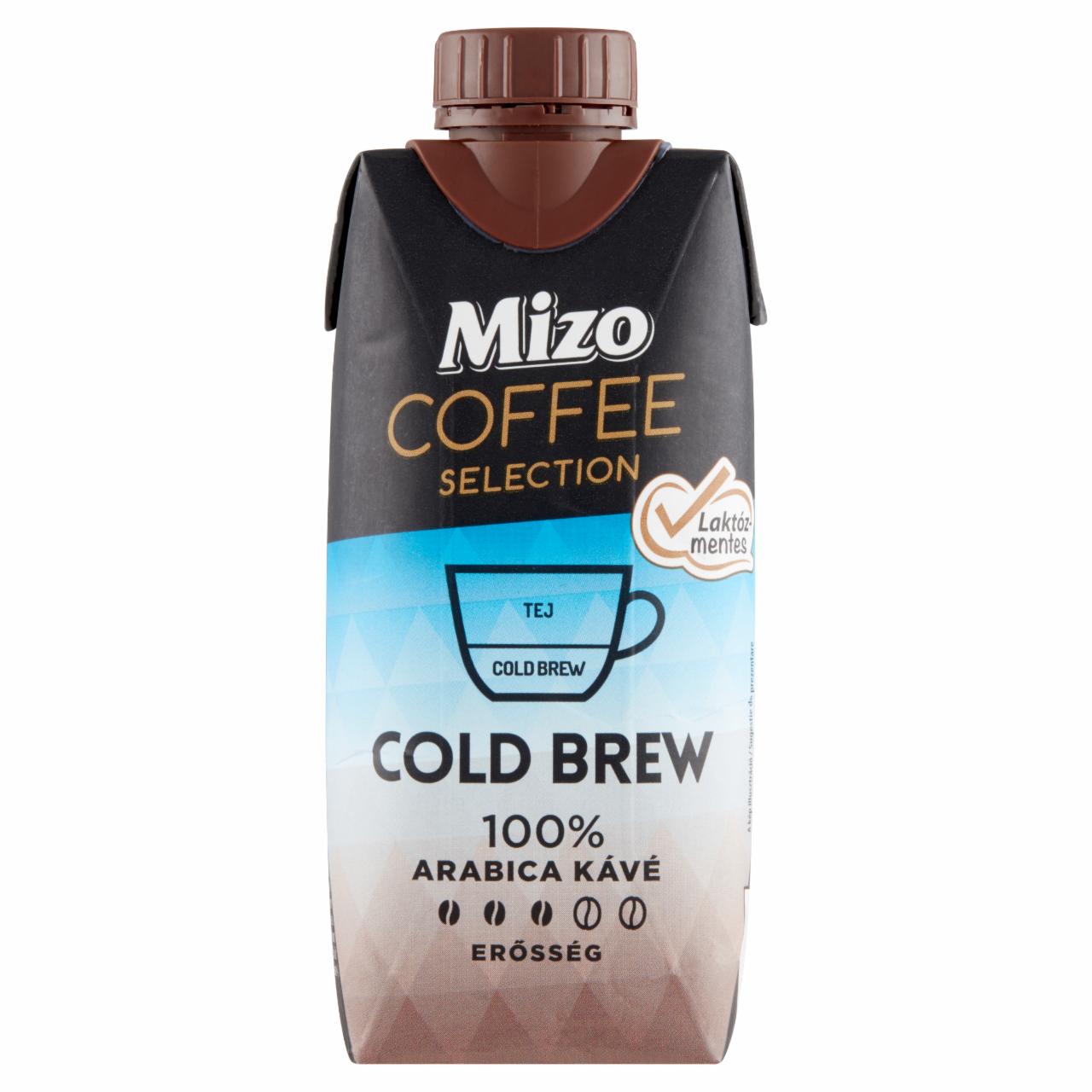 Képek - Mizo Cofee Selection Cold Brew UHT laktózmentes zsírszegény kávés tej 330 ml