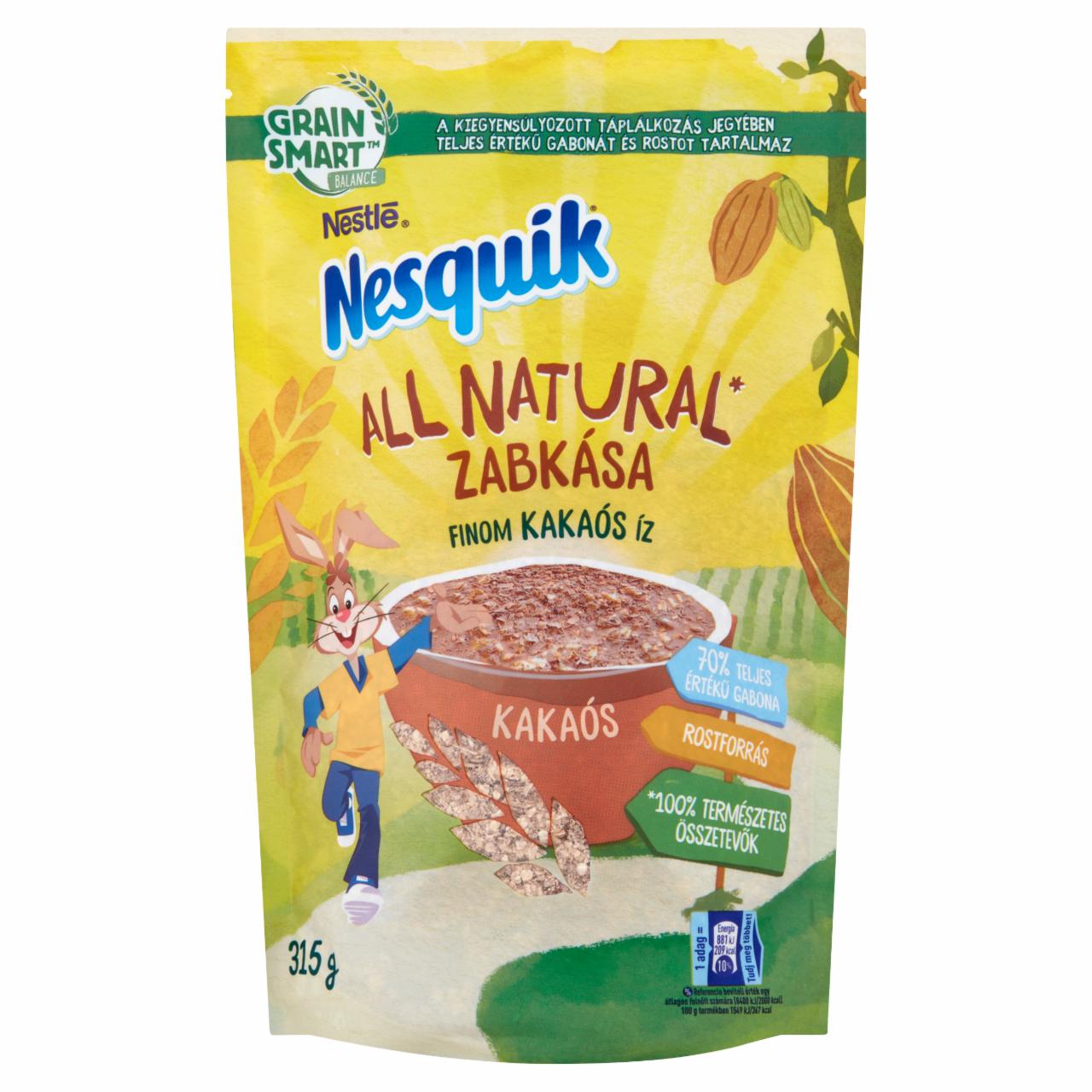Képek - Nesquik All Natural kakaós zabkása 315 g