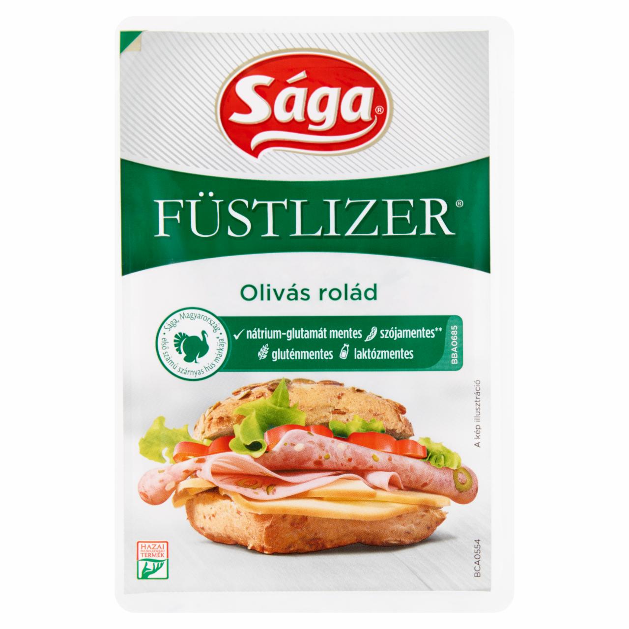 Képek - Sága Füstlizer szeletelt olívás rolád 80 g